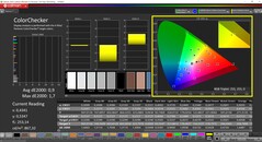 CalMAN ColorChecker (profil: P3)