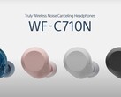 Sony WF-C710N öronsnäckor finns tillgängliga i fyra färger. (Bildkälla: Sony)