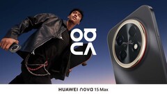 Huawei Nova 15 Max i svart färg