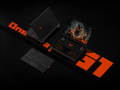 OneXPlayer G1 finns i en enda svart färgvariant. (Bildkälla: One-Netbook)