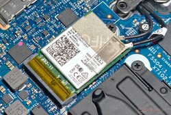 Intel Wi-Fi 6E AX211 WLAN-kortet visar relativt stabila överföringshastigheter