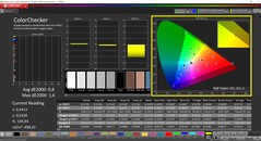 CalMAN ColorChecker kalibrerad (målfärgrymd: P3)