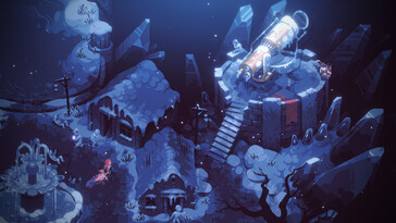 En bild som visar en miljö i Eldest Souls.