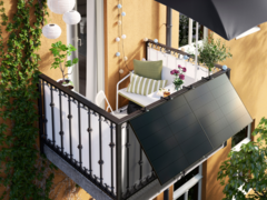IKEA:s balkongkraftverk (bilden) erbjuds i samarbete med Svea Solar. (Bildkälla: IKEA)