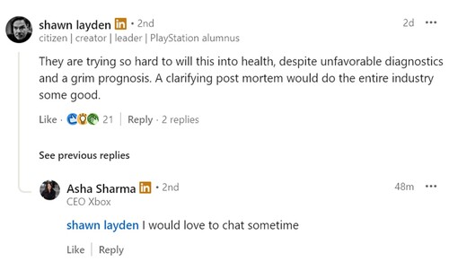 Shawn Layden kommenterar Xbox Game Pass