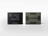 En rendering av Samsungs V-NAND-minneschips av åttonde generationen