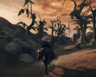 Screengrab från den pågående portningen av Morrowind med Elden Ring (bildkälla: InfernoPlus YT)