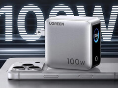 Den 4-portars Nexode Pro 100W-laddaren har ett rabatterat lanseringspris på 54,99 dollar. Bild: en reklambild som lyfter fram laddarens snabbladdningsfunktion.