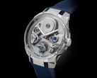Ulysse Nardin Blast Free Wheel Maillechort (bilden) har en boett i 18 karats vitguld. (Bildkälla: Ulysse Nardin)