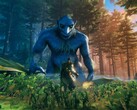Viktig marknadsföringsbild för Iron Gate Studios lansering av Valheim 1.0 på PC och konsoler.