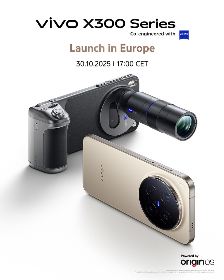 Vivo X300 kommer officiellt att lanseras i Europa den 30 oktober 2025