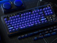 8BitDo Retro 87 mekaniskt tangentbord Mecha Break: Panther Edition har RGB-lampor. (Bildkälla: 8BitDo)