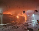 En brandincident i Sydkorea som involverade en elektrisk Mercedes Benz (Bildkälla: Gyeonggi Fire and Disaster Headquarters)
