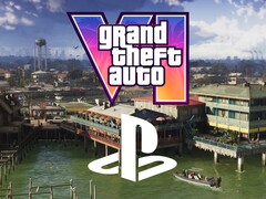 En banner för marknadsföringen av GTA 6 till PS5 visas