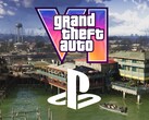 En banner för marknadsföringen av GTA 6 till PS5 visas