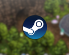 På bilden - Steam-logotypen överlagrad på en skärmdump från Wayblazer Dämmerung.