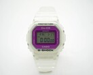 Den kommande Casio G-Shock DW-5600 Da-iCE collab-klockan har en boett och ett band tillverkade av mattlackat skelettharts. (Bildkälla: Great G-Shock World)
