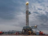 Fervo Energys utvärderingsborrhål Sugarloaf - maskiner på plats (Bildkälla: Fervo Energy)