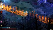 På bilden: Melinoë mitt i en Omega-version (Ω) av sin attack (Bildkälla: Supergiant Games)