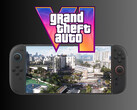 GTA 6-logotypen ovanför Switch 2 (Bildkälla: Rockstar Games, Nintendo of America med ändringar)