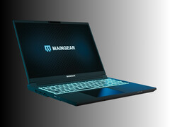 Maingear Super 16 gaming laptop framifrån i vinkel (Bildkälla: Maingear PR)