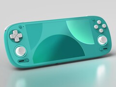 Retroid Pocket G2 i turkos färg. (Bildkälla: Retroid)