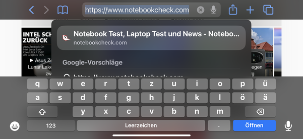 Tangentbord horisontellt