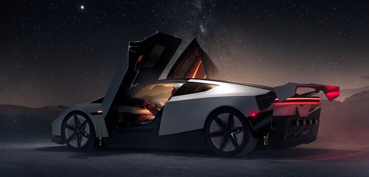 Elbilen Tesla Roadster är tillverkad av lätt kolfiber, magnesium och titan.