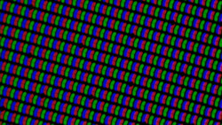 Subpixeluppsättning i en klassisk RGB-matris