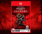 Omslaget till Assassin's Creed Shadows Switch 2 visas (Bildkälla: Auchan, med ändringar)
