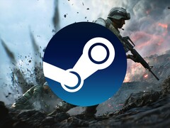Battlefield 2042-bannern visas med Steam-logotypen (Bildkälla: Steam med ändringar)