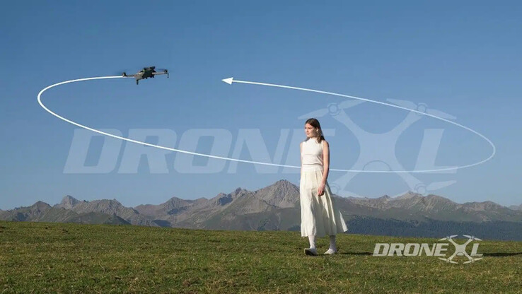 DJI sägs ha förbättrat sin 360° ActiveTrack-teknik för Mini 5 Pro. (Bildkälla: via DroneXL)