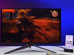 Samsung Galaxy S26 Ultra kunde ha presterat bättre om den hade haft en aktiv kylning. På bilden: telefonen som kör The Witcher 3.