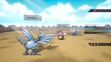 Bild: En skärmdump från spelet Pokémon Gamma Emerald.