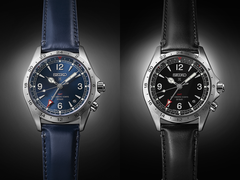 Seiko HBC008J (till vänster) och HBC009J (till höger) levereras båda med läderarmband.