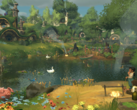 Tales of the Shire handlar om dagliga aktiviteter: fiske, trädgårdsarbete, samla ingredienser, laga mat, dekorera och bli vän med andra hobbitar. På bilden - en officiell skärmdump från spelet. (Bildkälla: Steam)