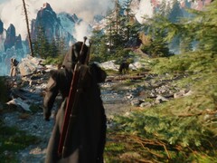 Teknisk demo av Witcher 4 som körs på PS5 med raytracing vid 60 FPS. (Bildkälla: Unreal Engine på YouTube, skärmdump)