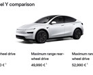 Long Range RWD Model Y Juniper är klassad för 386 miles (Bildkälla: Tesla)