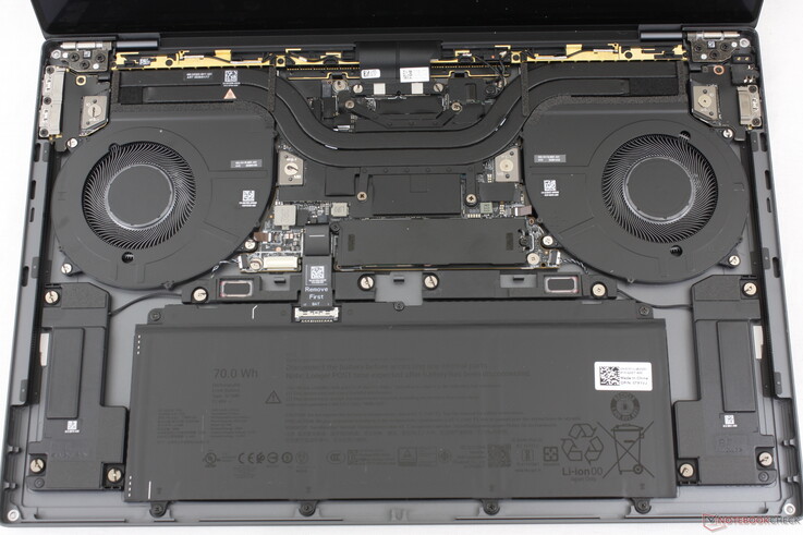 Inga nämnvärda interna skillnader mellan konfigurationerna Core Ultra 5 och Core Ultra X7