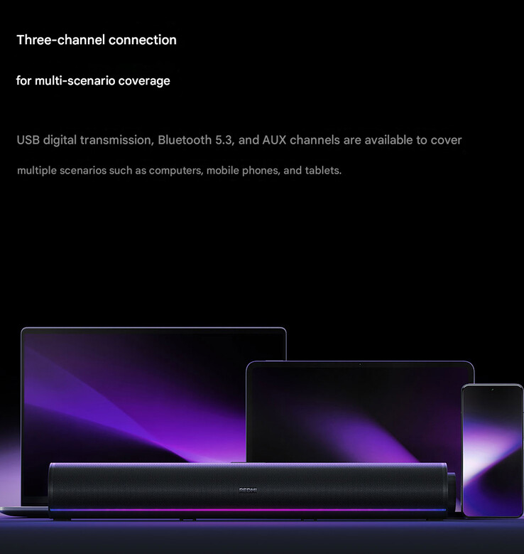 Anslutningslägen för Redmi Desktop Speaker 2 Pro (Bildkälla: Xiaomi - maskinöversatt)