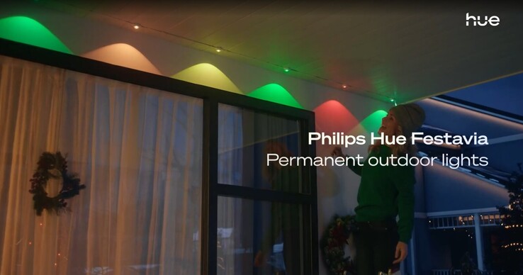 Philips Hue Festavia permanent utomhusbelysning. (Bildkälla: Philips Hue)