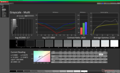 Gråskala före kalibrering