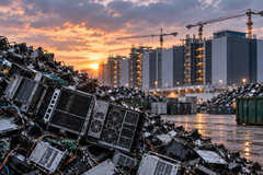Utbyggnaden av AI-datacenter kan leda till en växande berg av kasserade servrar och annat elektroniskt avfall.