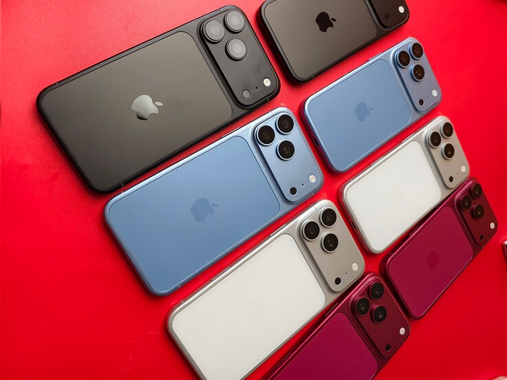 Läckta iPhone 18 Pro dummy-modeller.