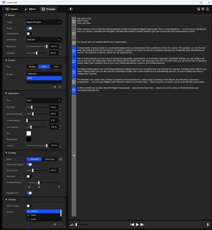 Visa rullande text genom Elgato Camera Hub