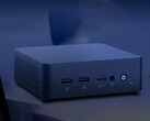 VM61 kan strömförsörjas via en USB-C-port. Bild: en reklambild som visar framsidan av minidatorn.