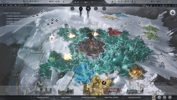 En bild som visar ett gränssnitt i Frostpunk 2.