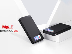 MeLE:s nya Overclock X2 är utrustad med Intel N150. På bilden: en kampanjbild av minidatorn. (Bildkälla: MeLE)