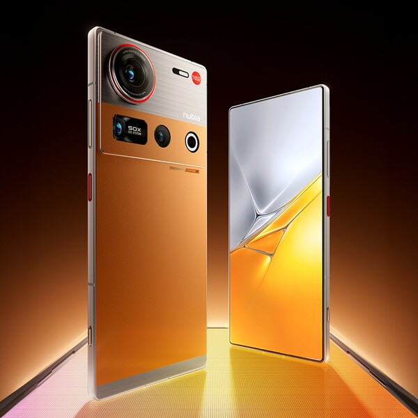Nubia Z70S Ultra i antikbrun färg. (Bildkälla: Nubia)