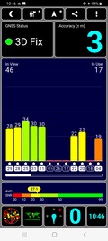 GPS-test: inne i en byggnad